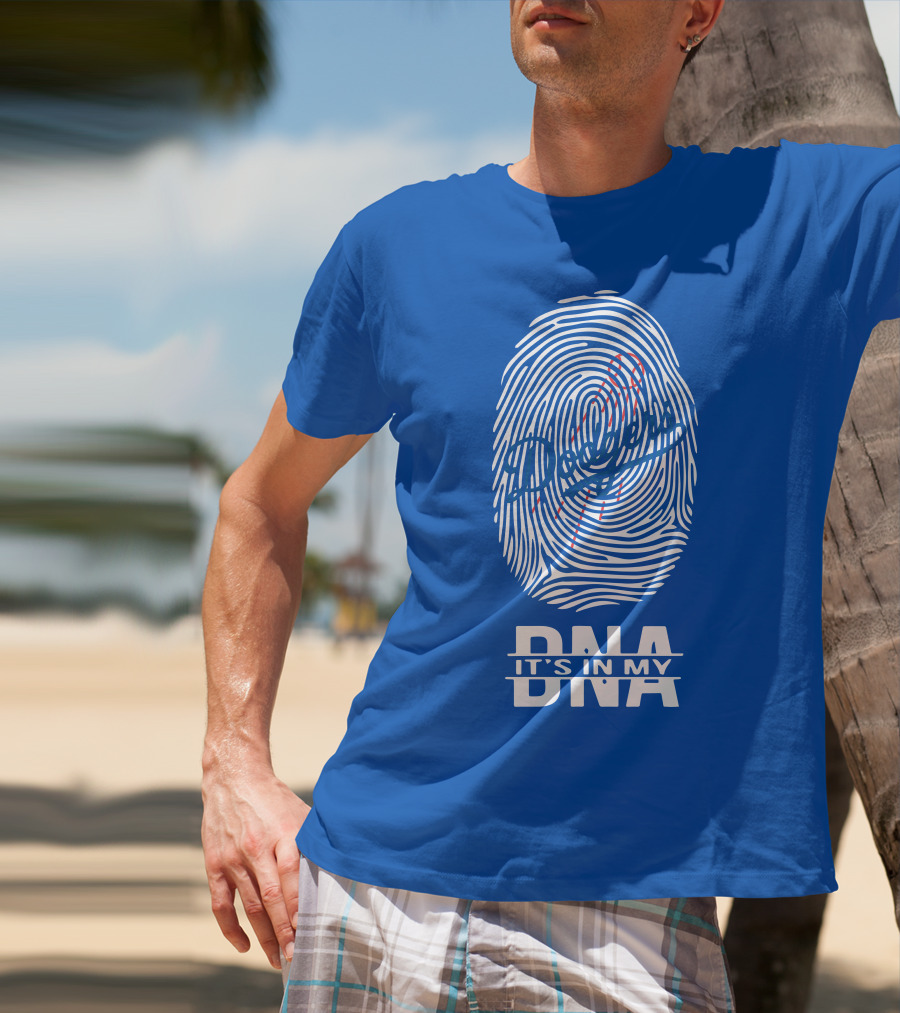 Los Angeles Dodgers Dna It's In My Dna T-Shirt
