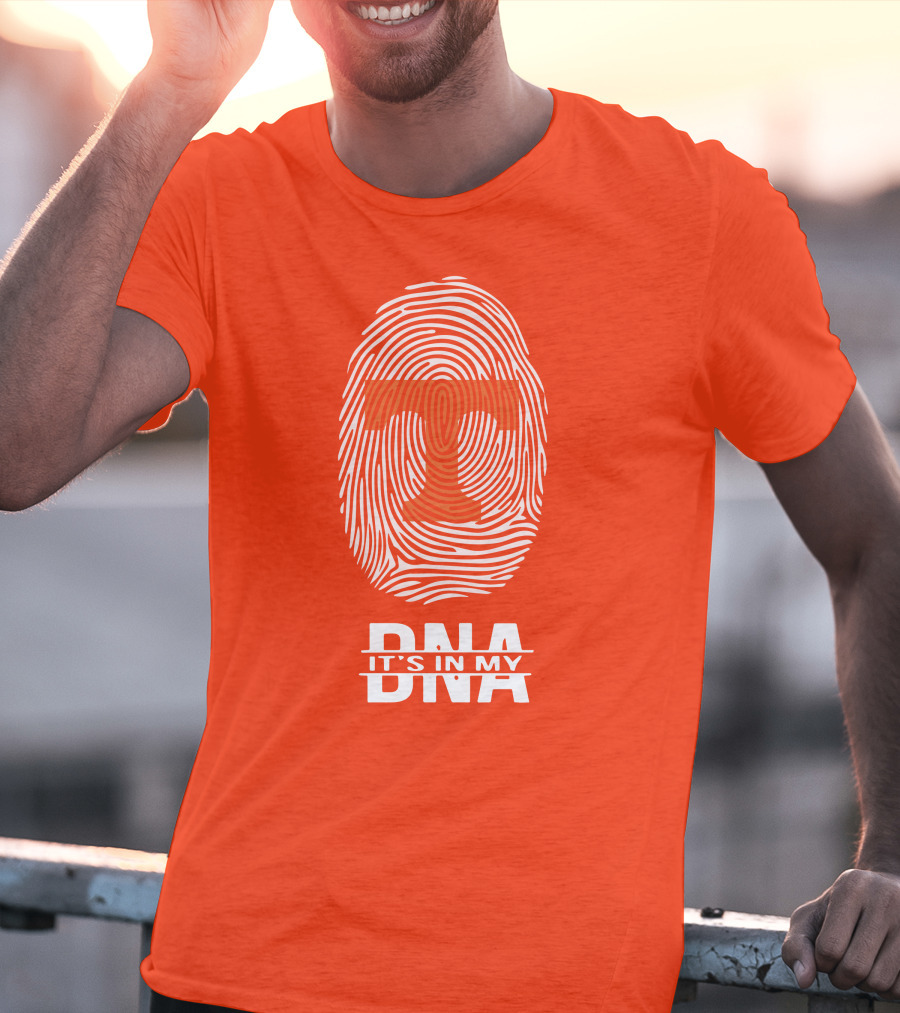 Tennessee Volunteers It's In My Dna Fingerprint Style T-Shirt