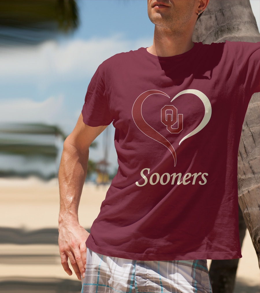 Sooners OU Heart T-Shirt