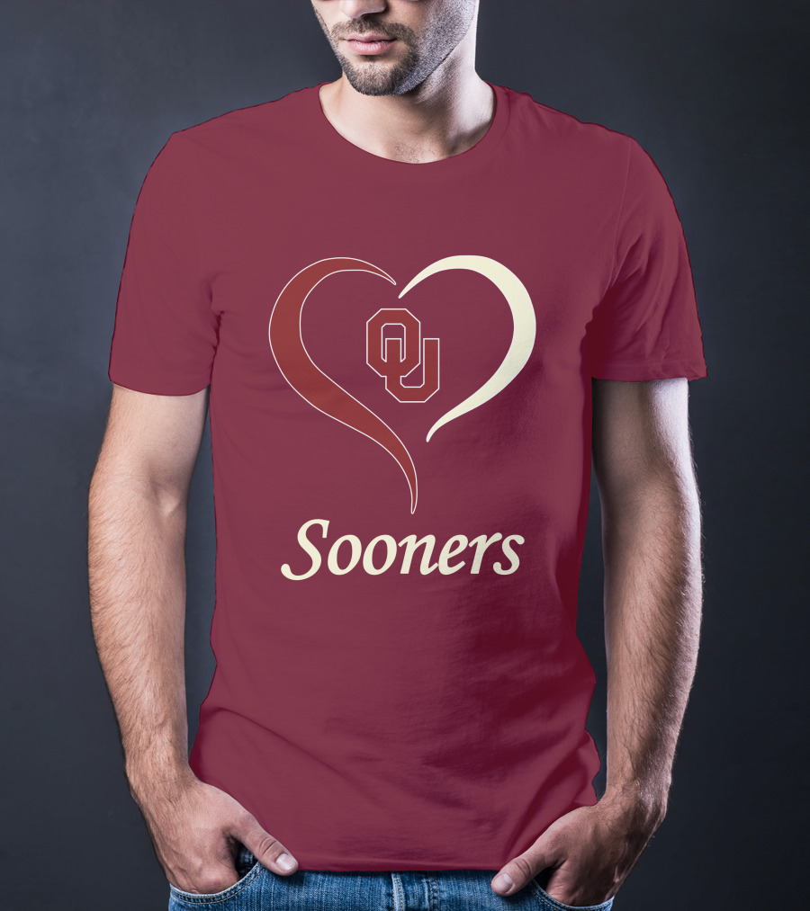 Sooners OU Heart T-Shirt