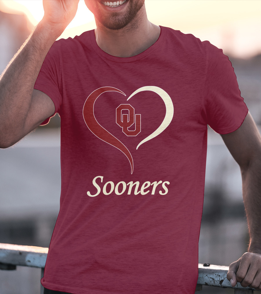 Sooners OU Heart T-Shirt