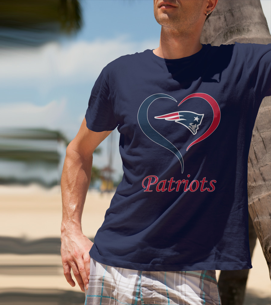 Patriots New England Heart T-Shirt
