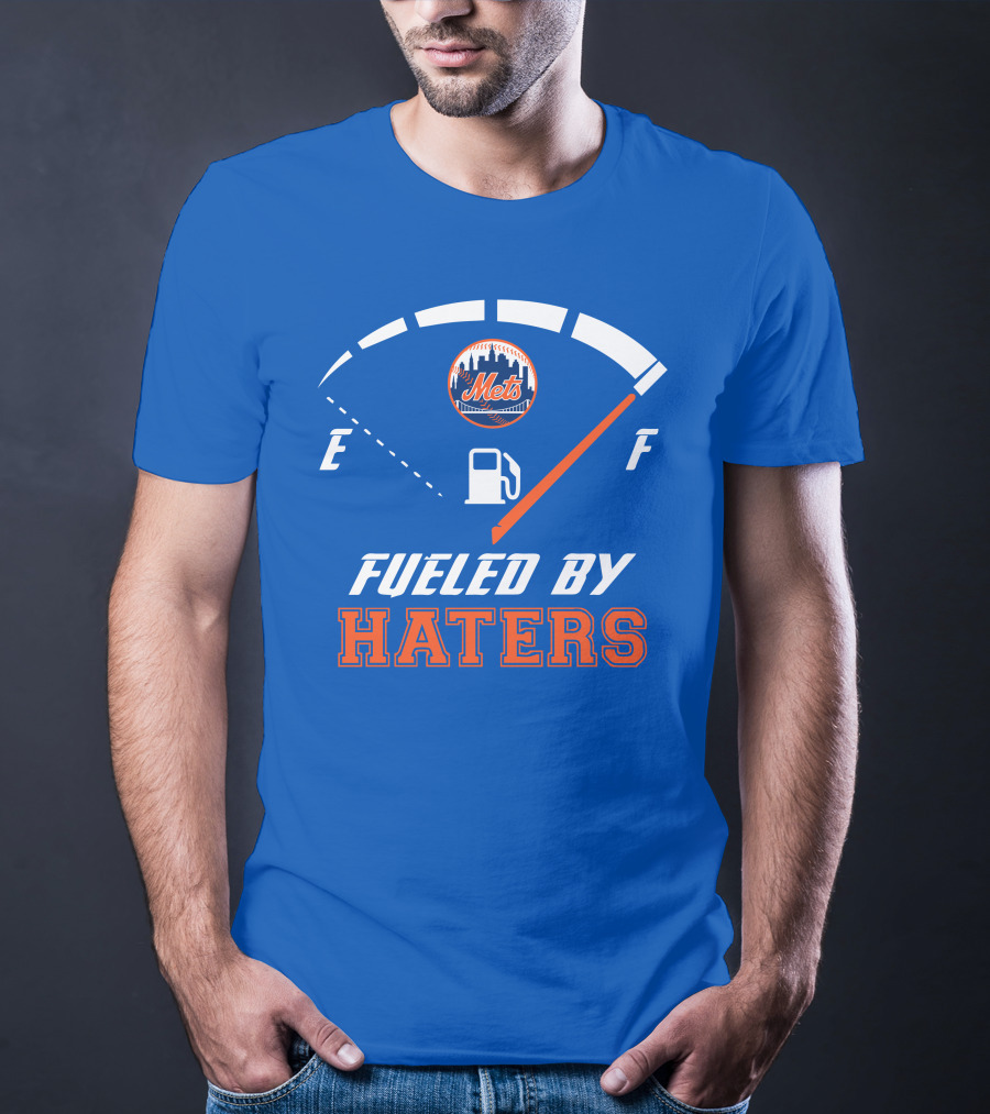 New York Mets Fueled By Haters Fuel Gauge T-Shirt