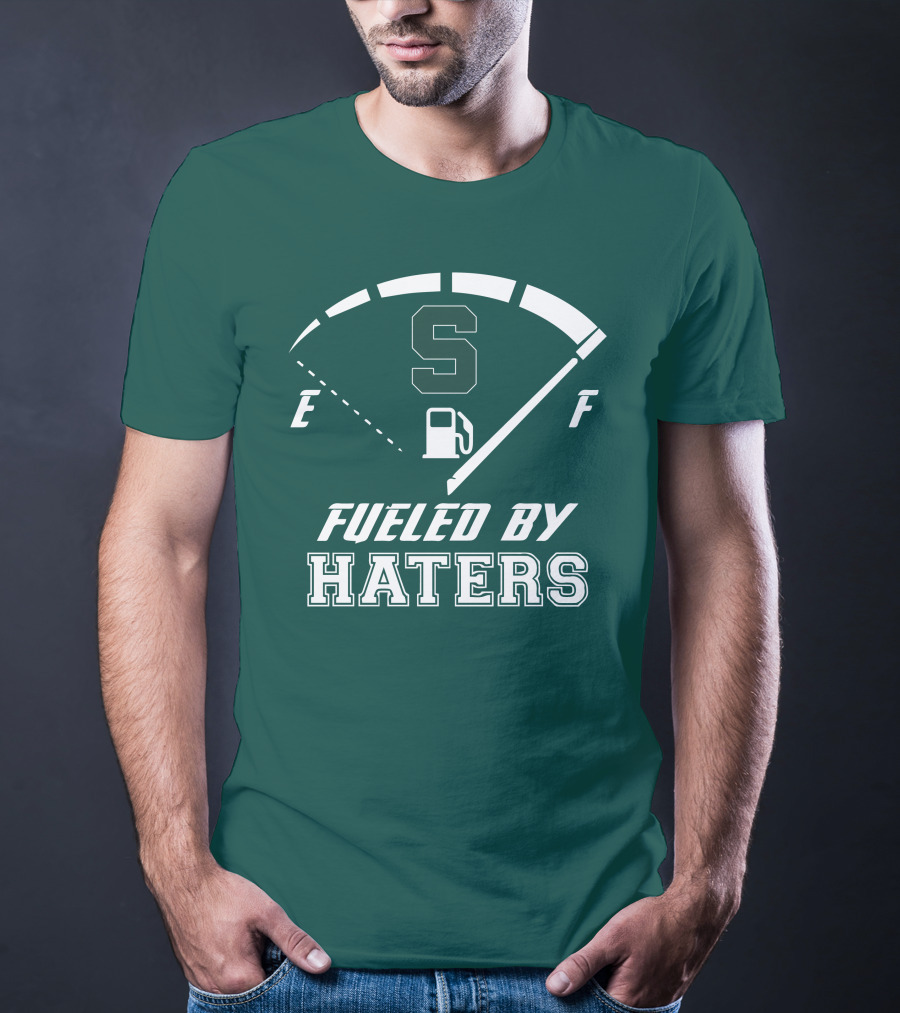 Fueled By Haters Michigan State S Icon Fuel Gauge T-Shirt