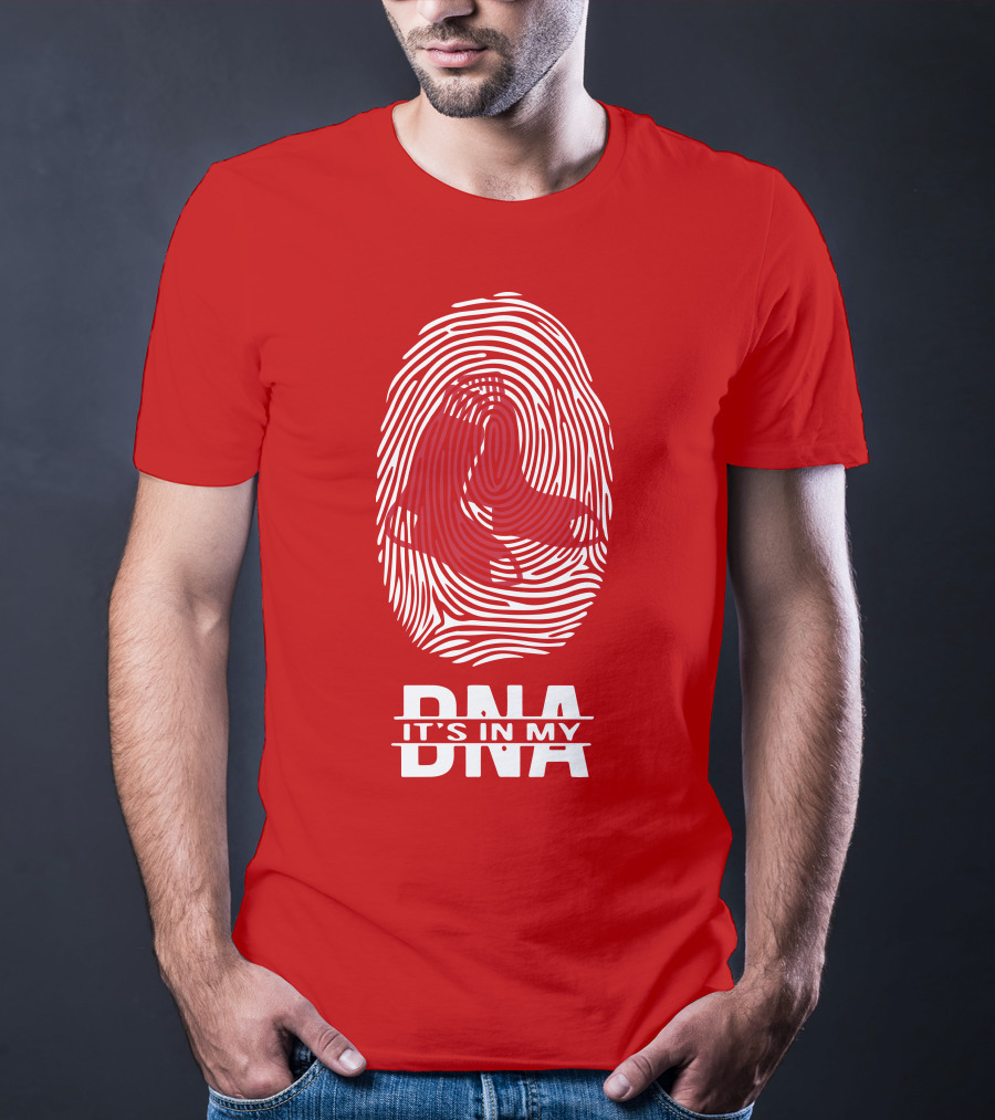 Boston Red Sox It's In My DNA Fingerprint Sox T-Shirt