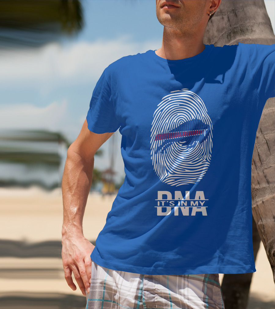 Buffalo Bills It's In My Dna Fingerprint T-Shirt