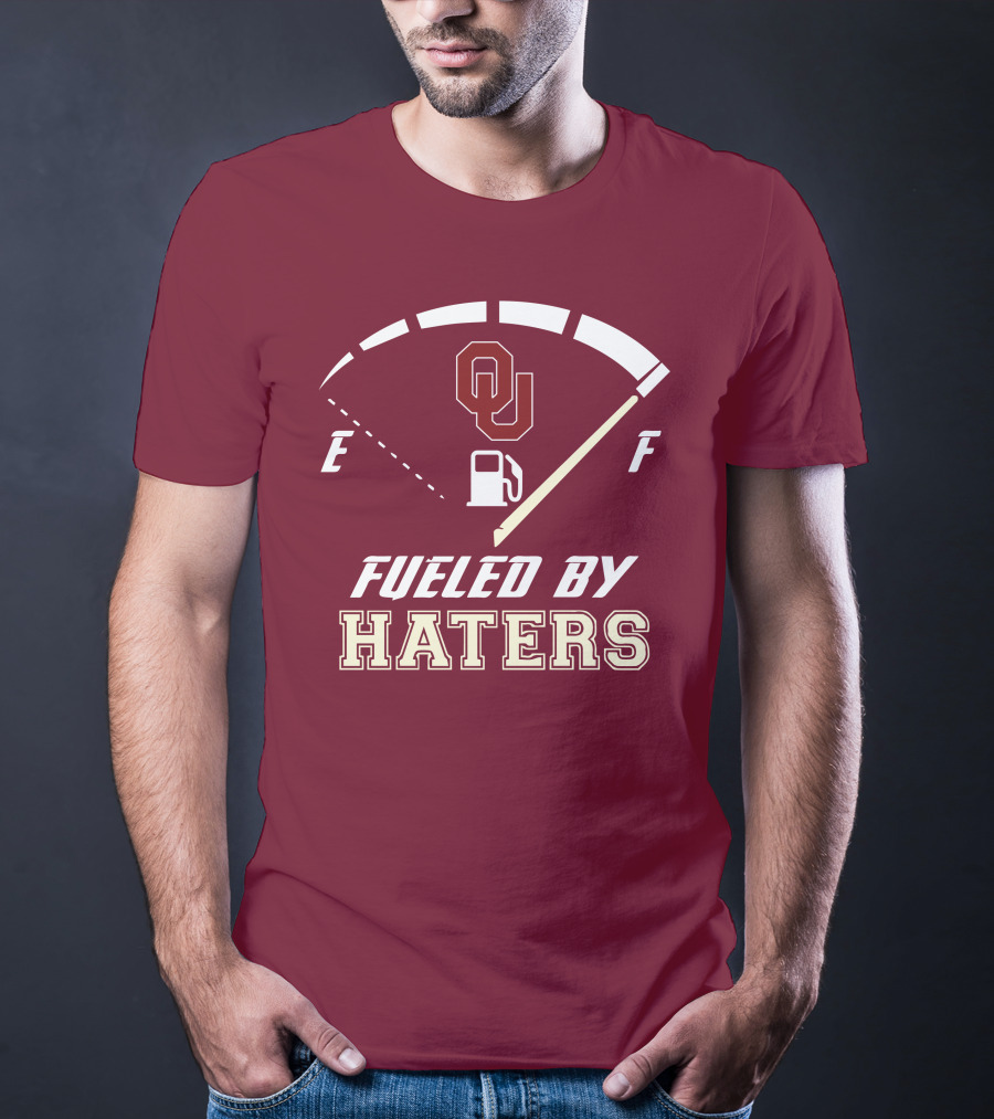 Oklahoma Sooners Fueled By Haters Energy Meter OU T-Shirt