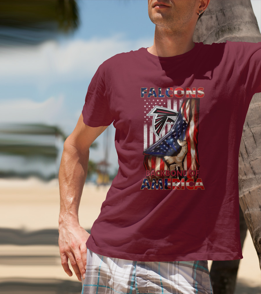 Falcons Backbone Of America Patriots T-Shirt