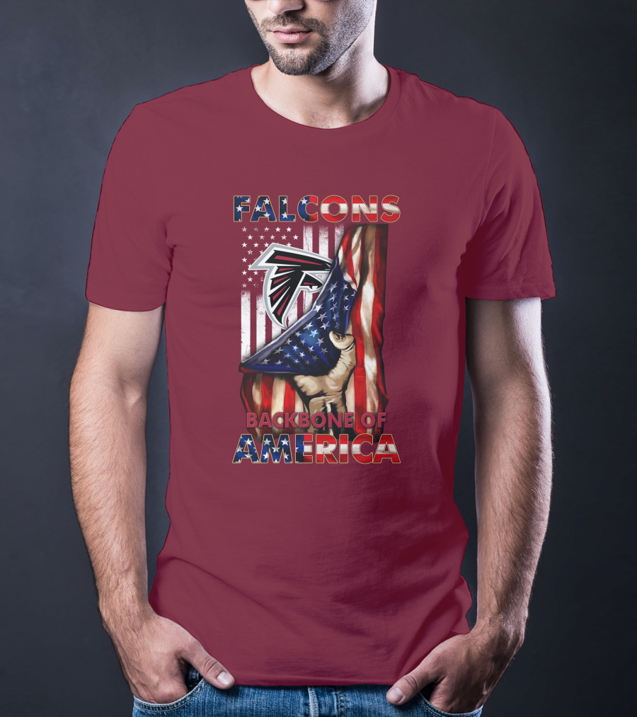 Falcons Backbone Of America Patriots T-Shirt