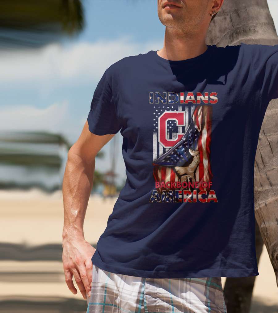 Indians Backbone Of America Cleveland T-Shirt