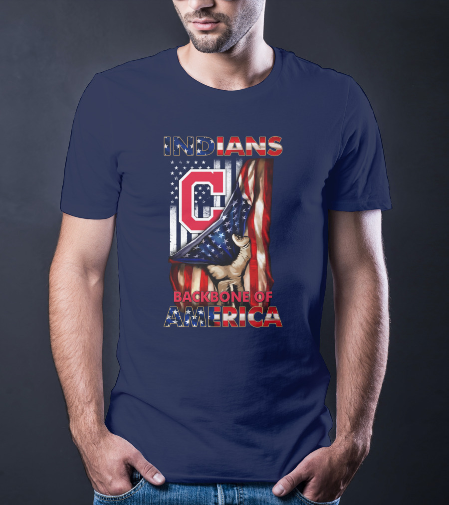 Indians Backbone Of America Cleveland T-Shirt