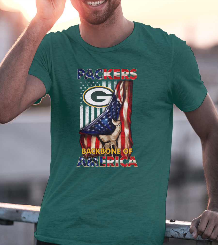 Packers Backbone Of America Green Bay T-Shirt