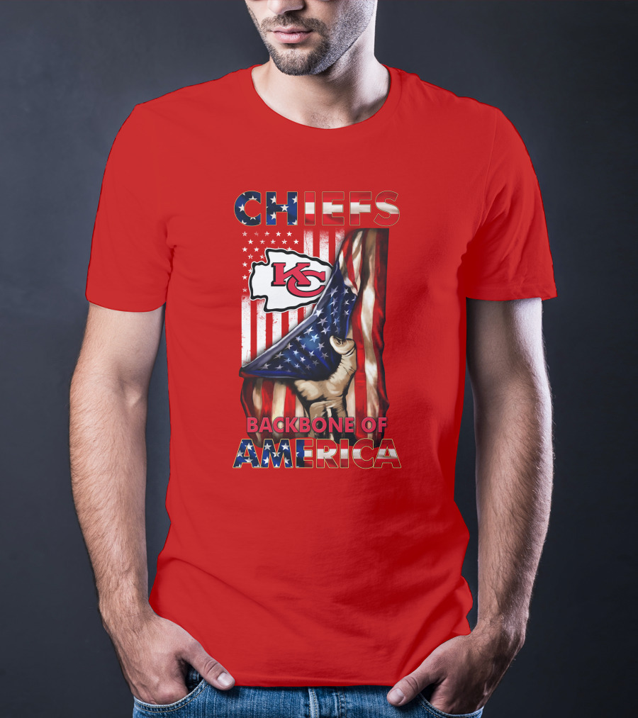 Chiefs Kc Backbone Of America T-Shirt
