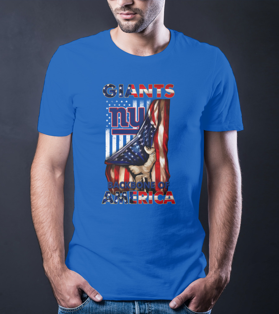 Giants Backbone Of America New York T-Shirt