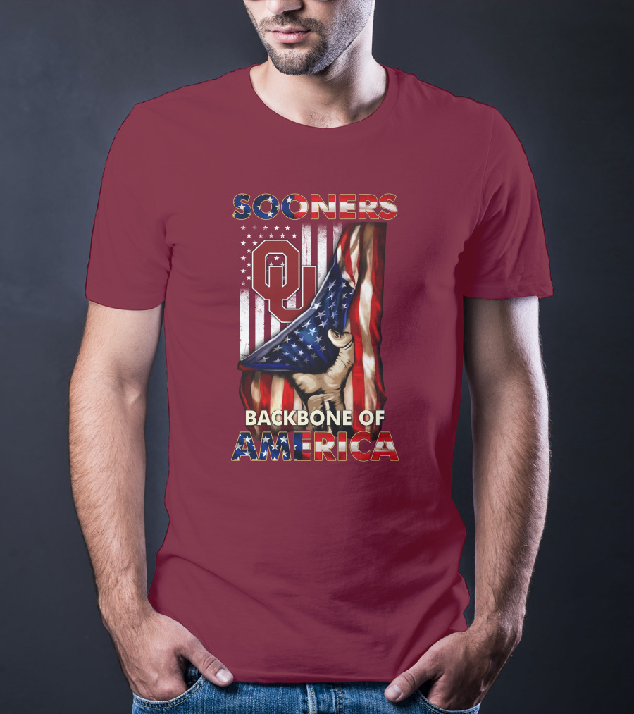 Sooners Backbone Of America Oklahoma T-Shirt