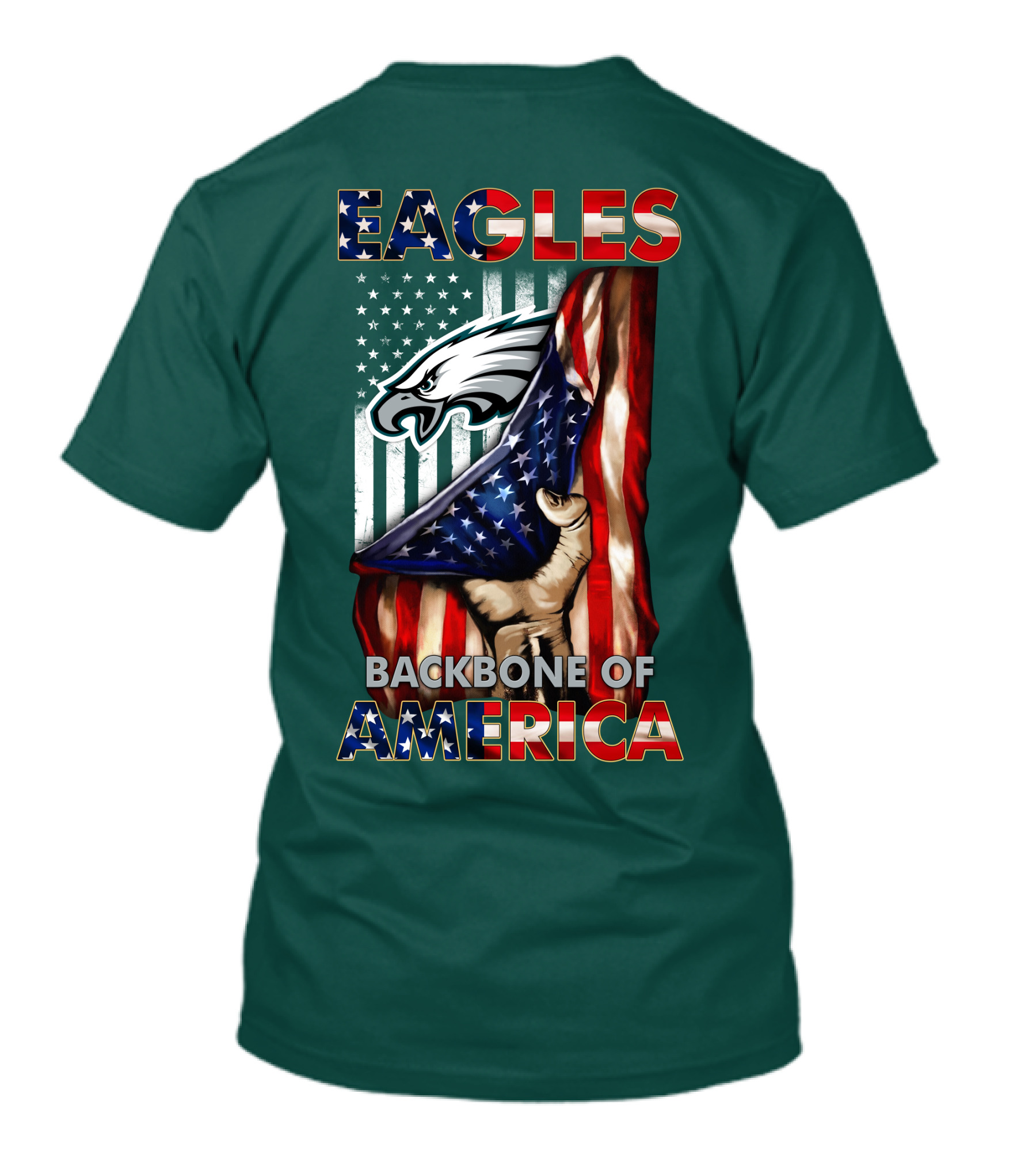 Eagles Backbone Of America Philadelphia T-Shirt