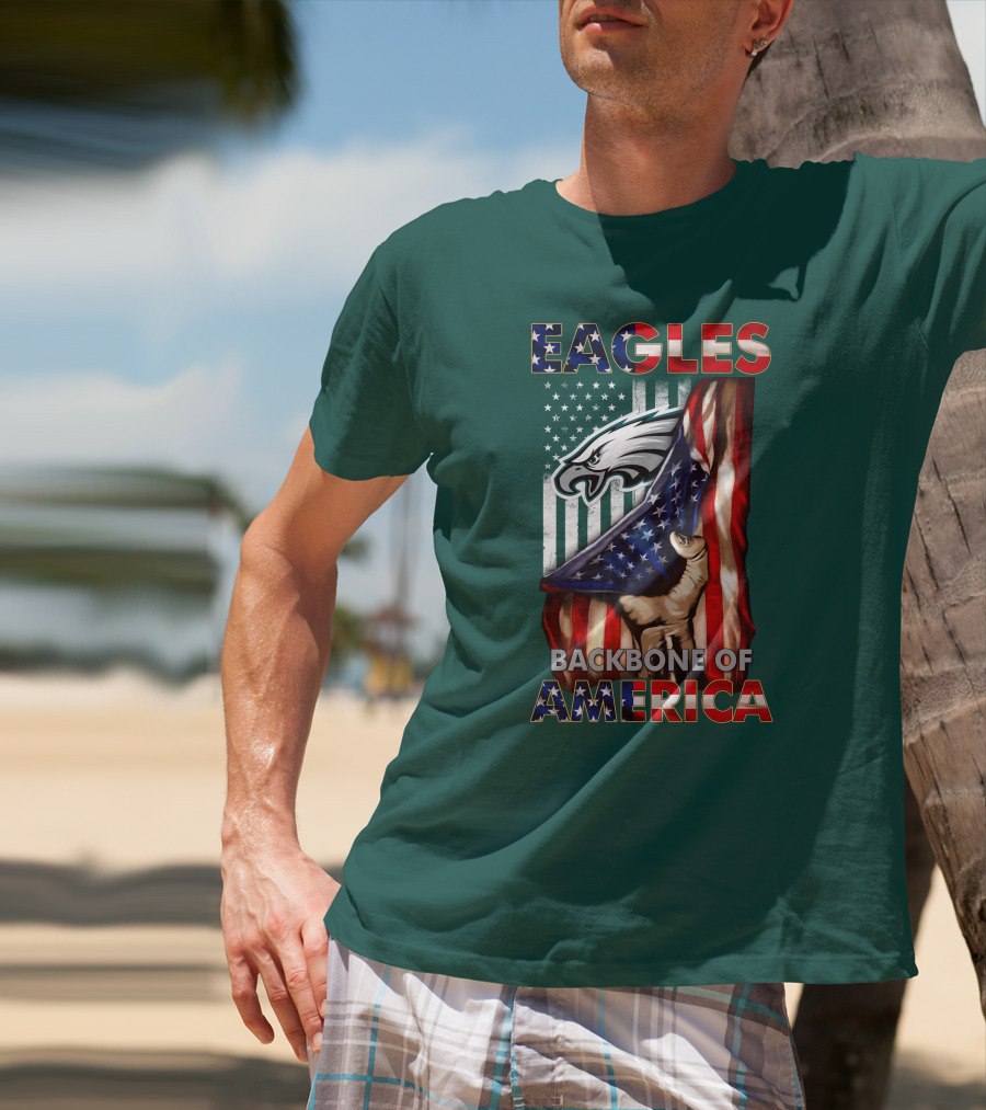 Eagles Backbone Of America Philadelphia T-Shirt