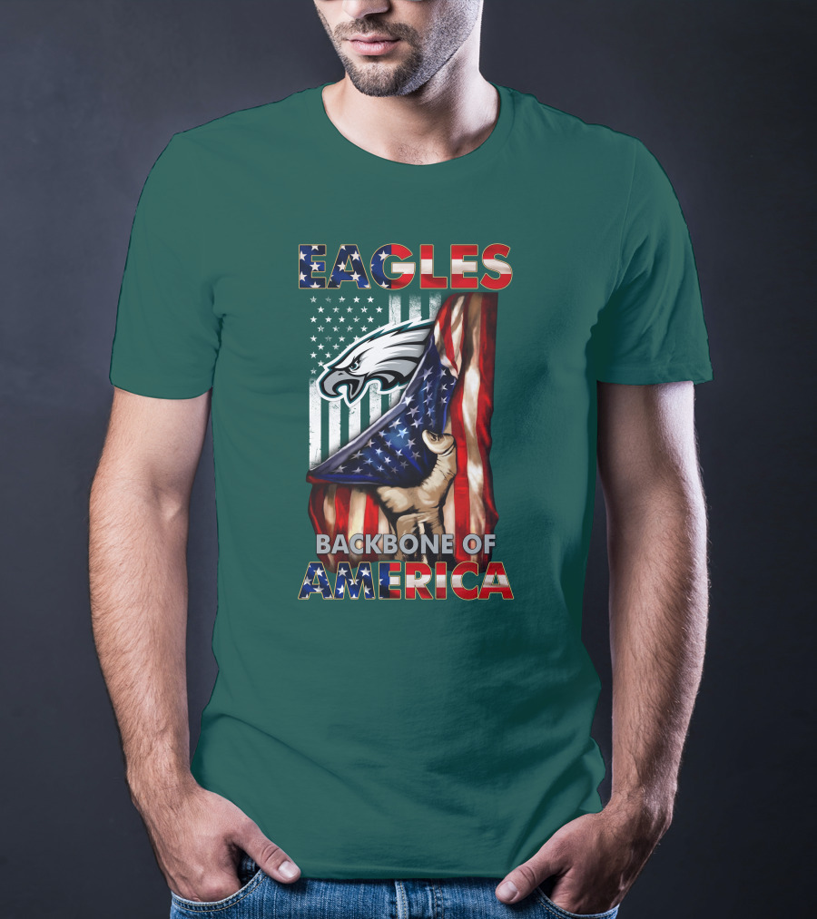 Eagles Backbone Of America Philadelphia T-Shirt