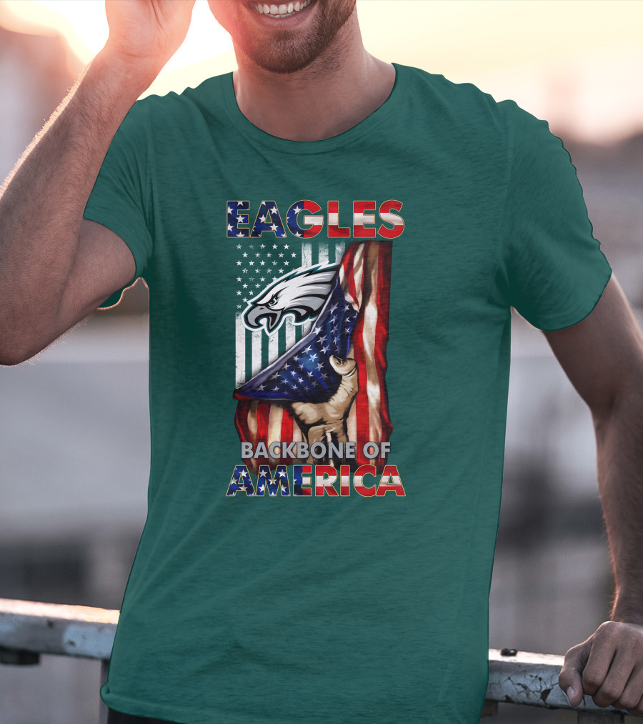 Eagles Backbone Of America Philadelphia T-Shirt