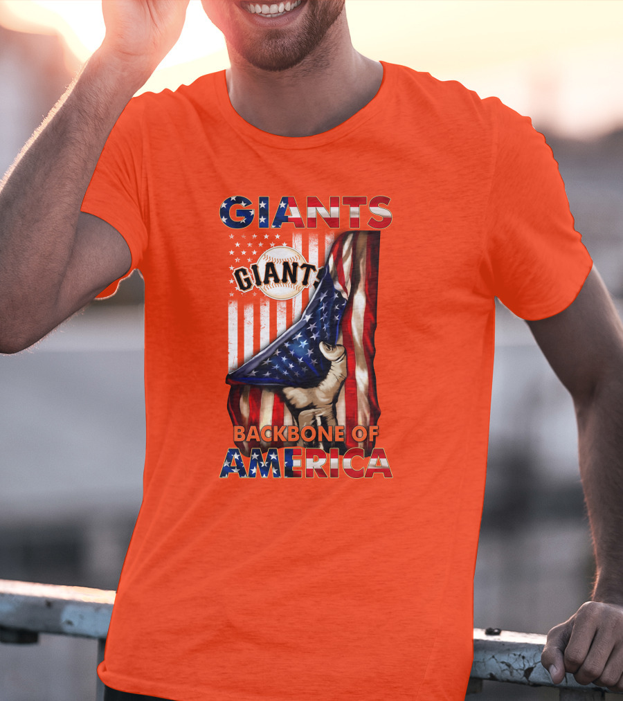 Giant Backbone Of America Giants T-Shirt