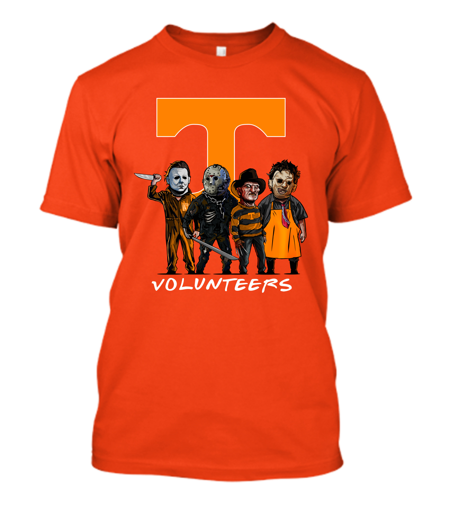 Tennessee Volunteers Halloween Horror Icons Squad T-Shirt