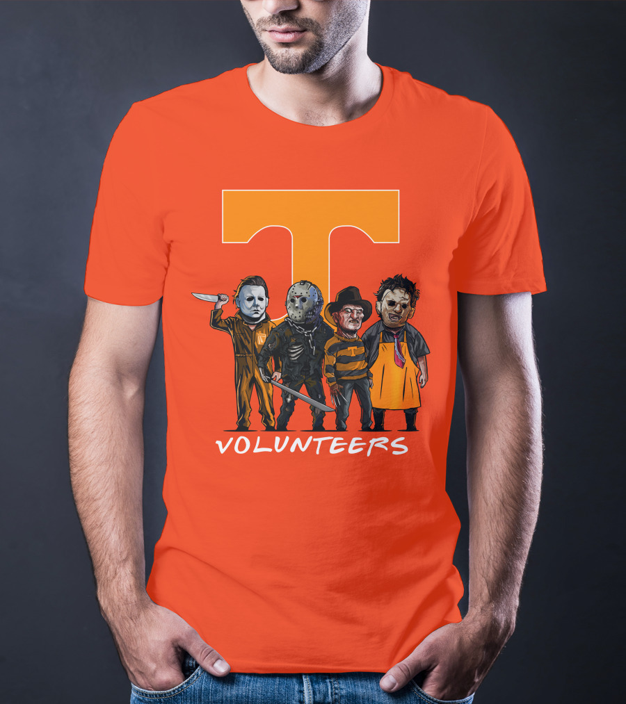 Tennessee Volunteers Halloween Horror Icons Squad T-Shirt