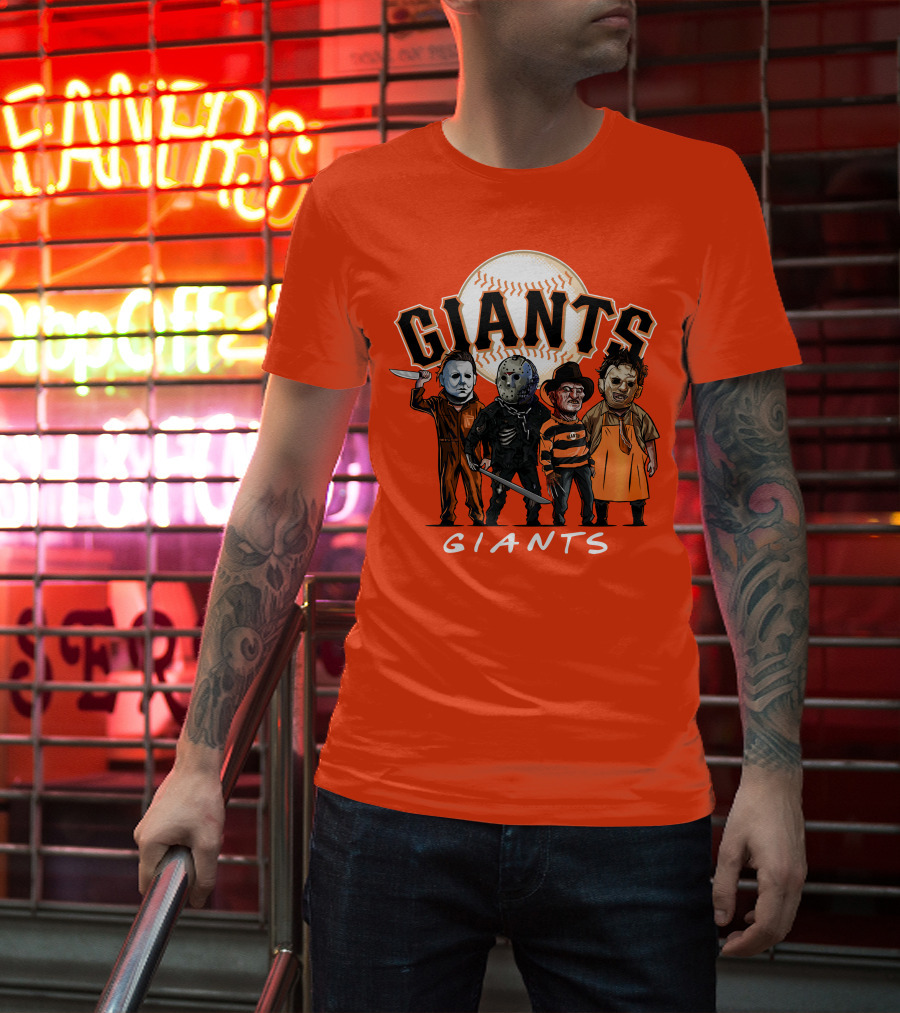 Giants Halloween The Slasher Squad T-Shirt