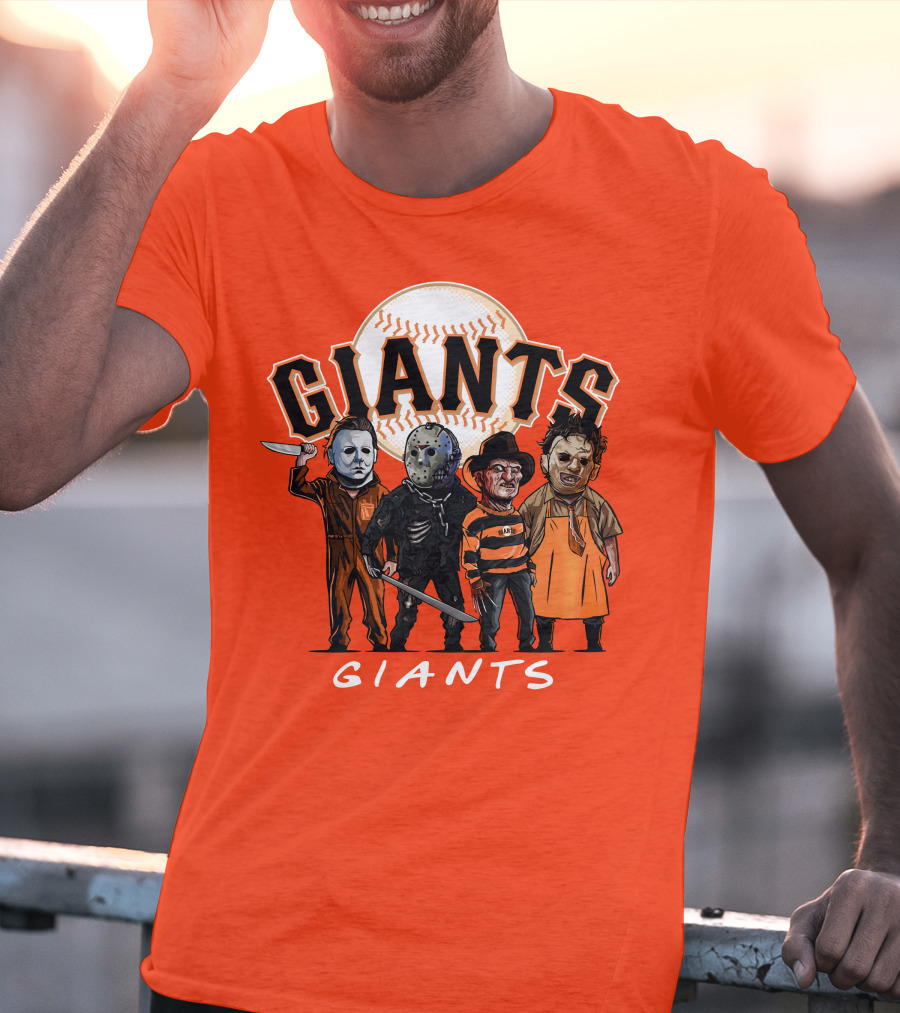Giants Halloween The Slasher Squad T-Shirt