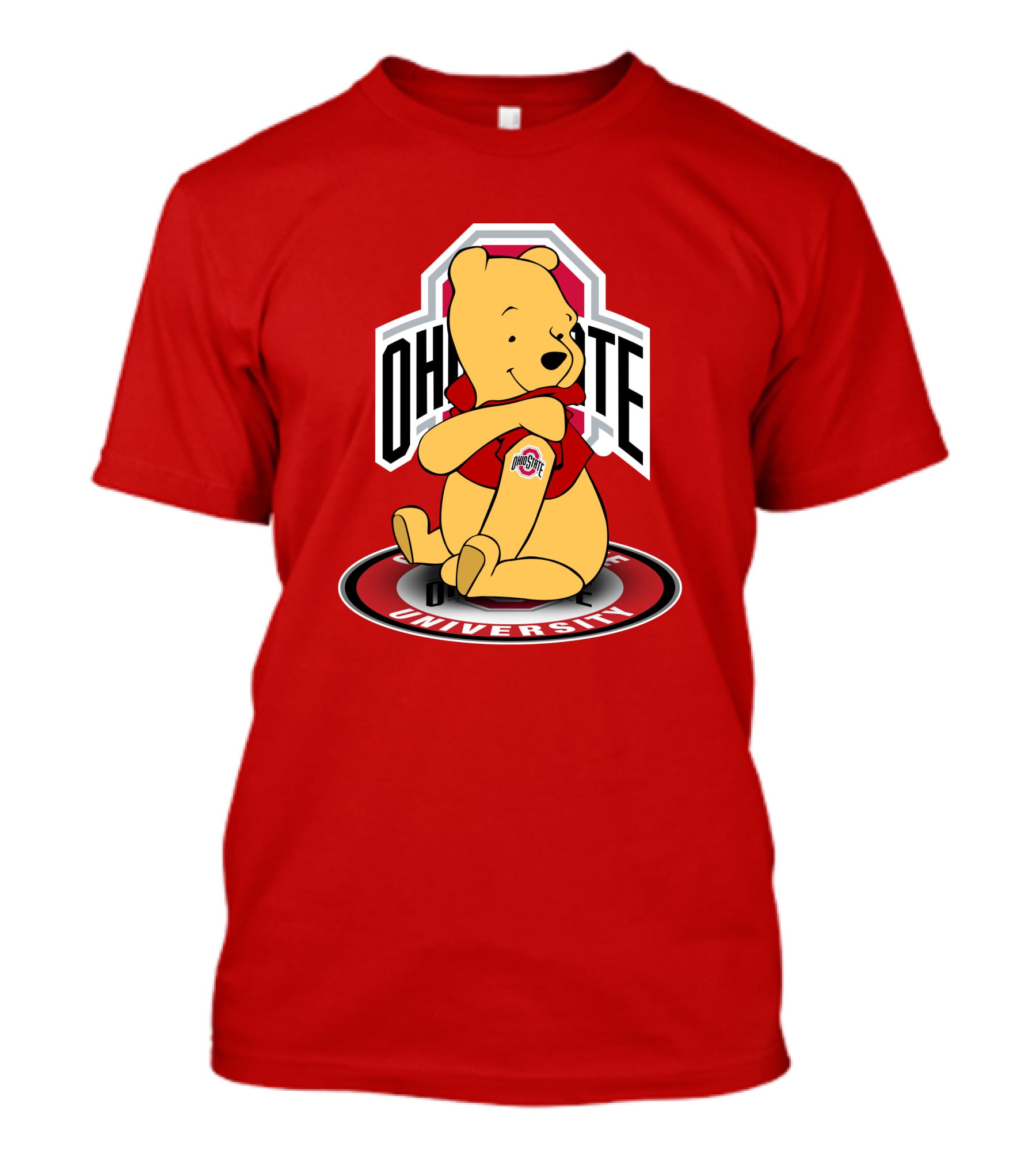 Ohio State Buckeyes Winnie The Pooh University T-Shirt