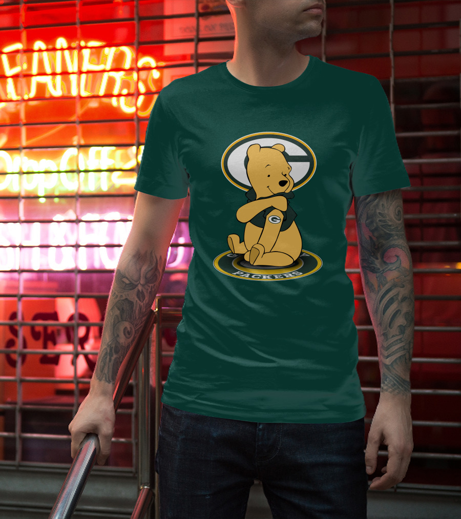 Green Bay Packers Winnie The Pooh G Logo Packers T-Shirt