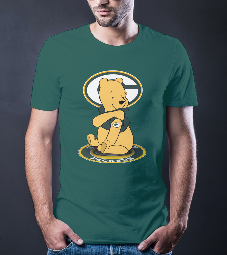 Green Bay Packers Winnie The Pooh G Logo Packers T-Shirt