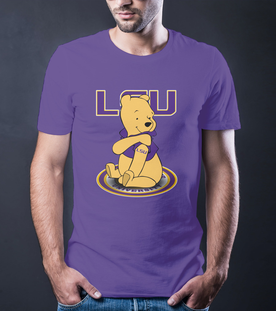 LSU Tigers Winnie The Pooh University Mascot T-Shirt