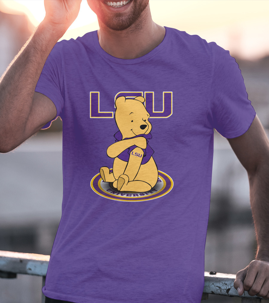 LSU Tigers Winnie The Pooh University Mascot T-Shirt