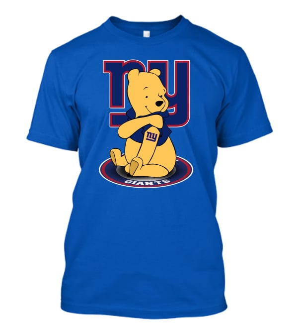 New York Giants Winnie The Pooh Ny Giants T-Shirt