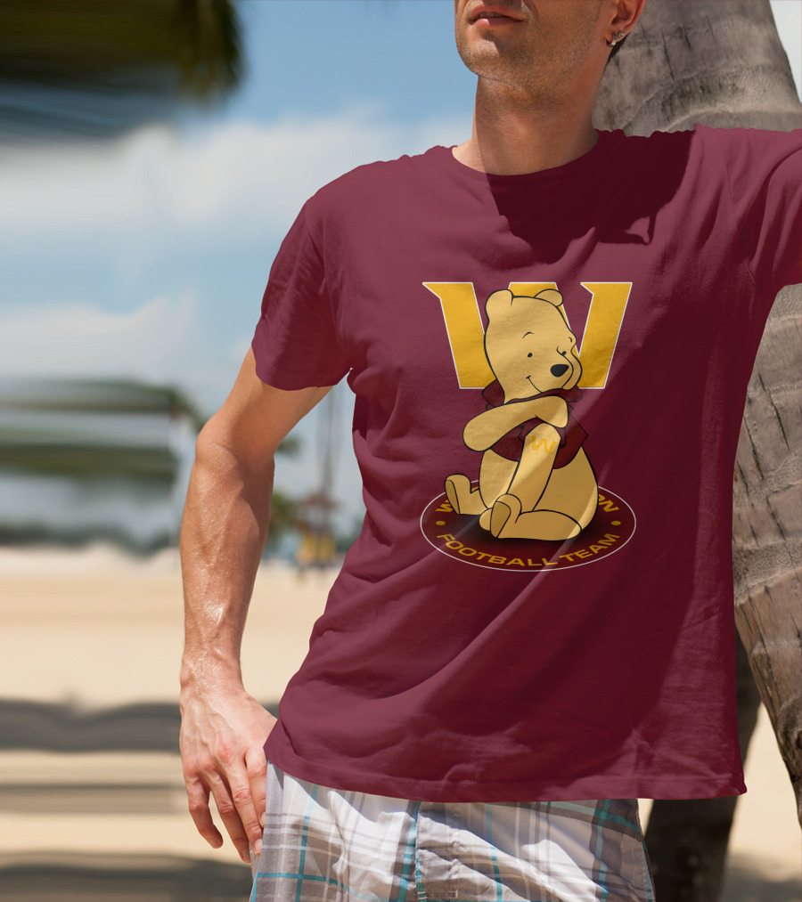 Washington Football Team W Winnie The Pooh T-Shirt