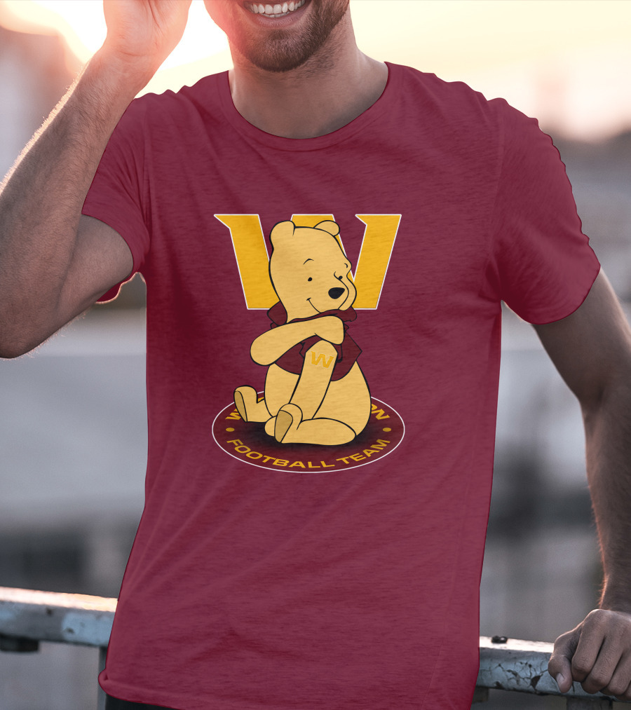 Washington Football Team W Winnie The Pooh T-Shirt