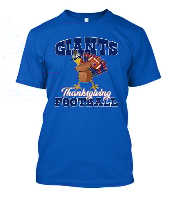 Giants Thanksgiving Football Turkey T-Shirt