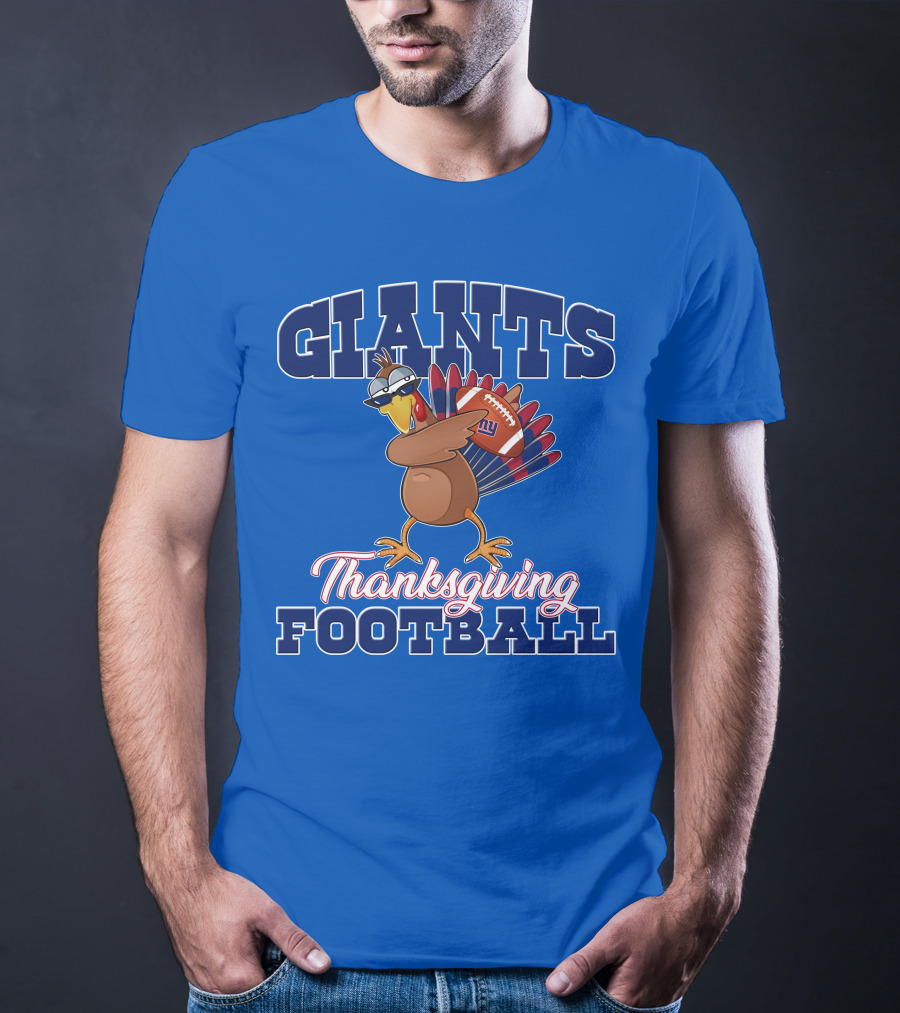 Giants Thanksgiving Football Turkey T-Shirt