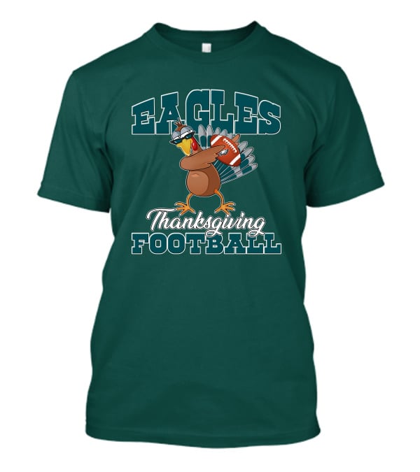 Eagles Thanksgiving Football Turkey T-Shirt