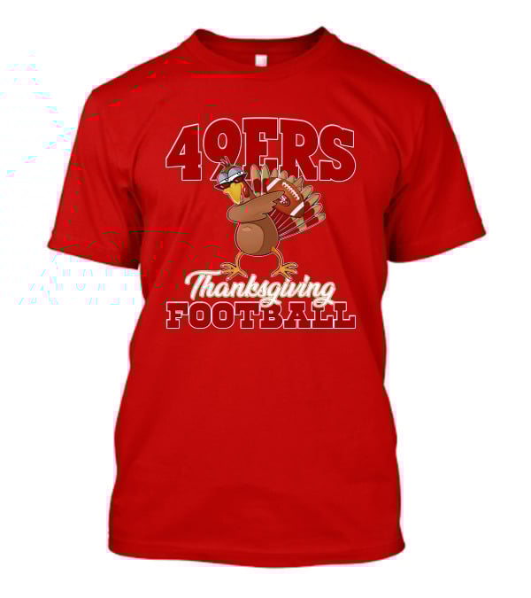49ers Thanksgiving Football Turkey T-Shirt