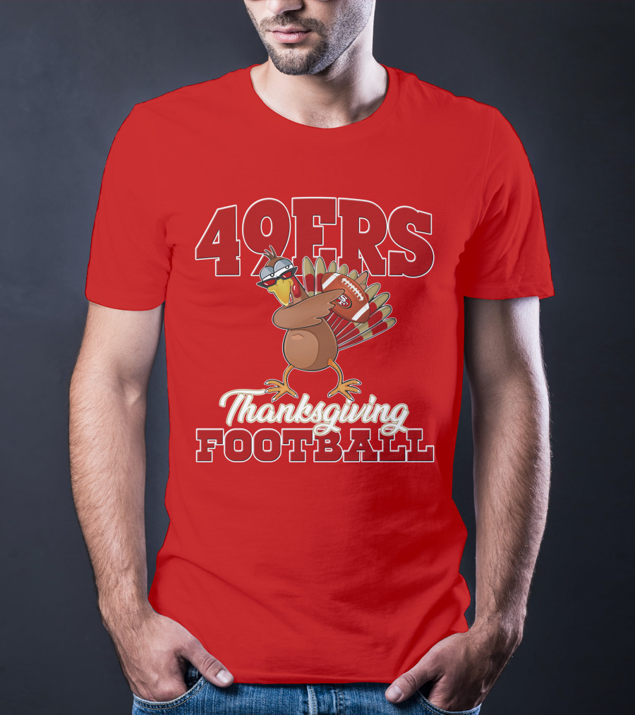 49ers Thanksgiving Football Turkey T-Shirt