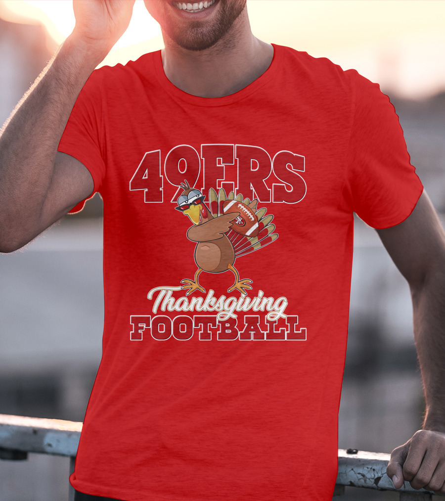 49ers Thanksgiving Football Turkey T-Shirt