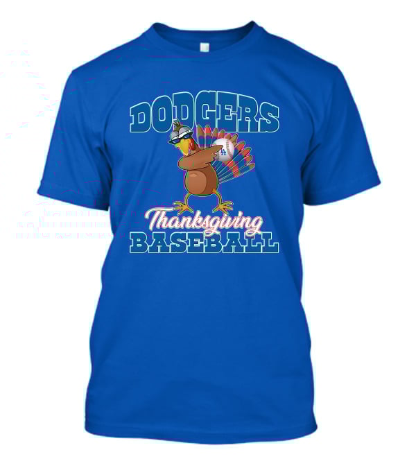 Dodgers Thanksgiving Baseball T-Shirt