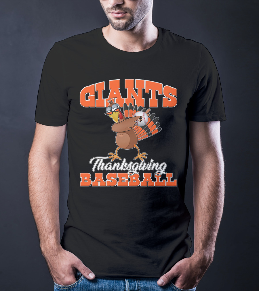 Giants Thanksgiving Baseball Turkey San Francisco T-Shirt