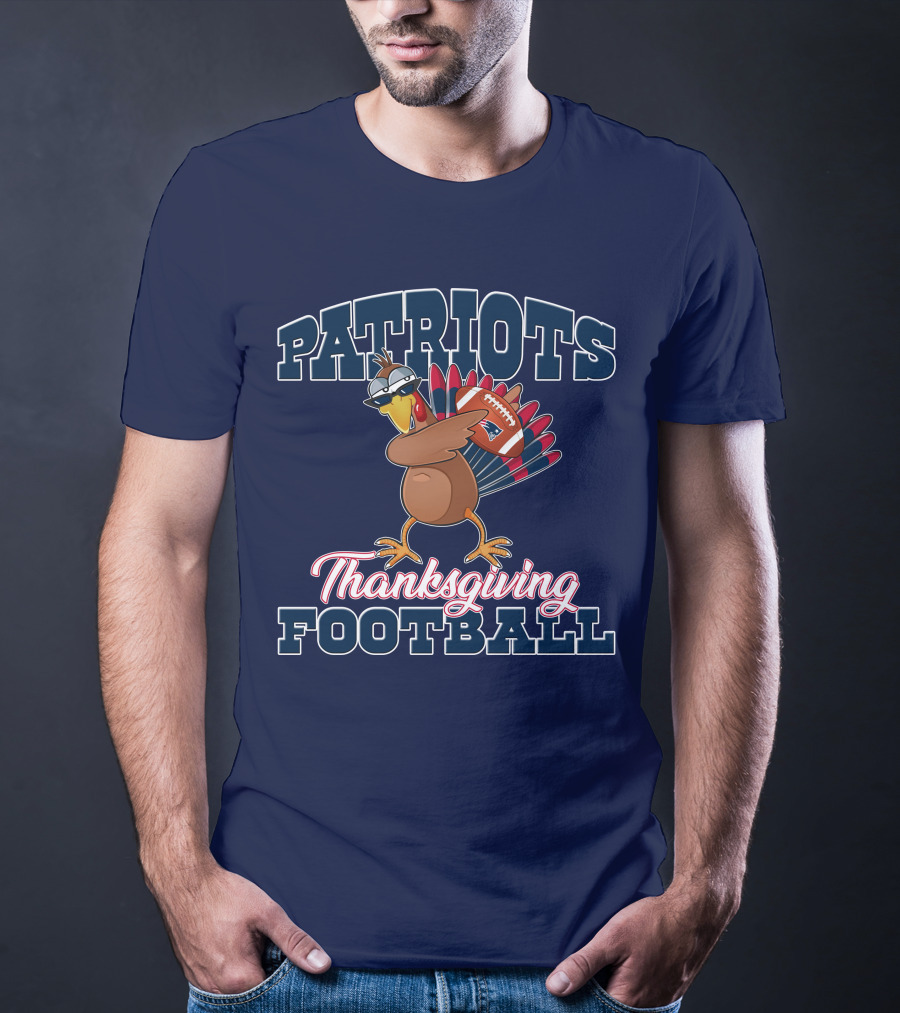 PATRIOTS Thanksgiving Football Turkey T-Shirt