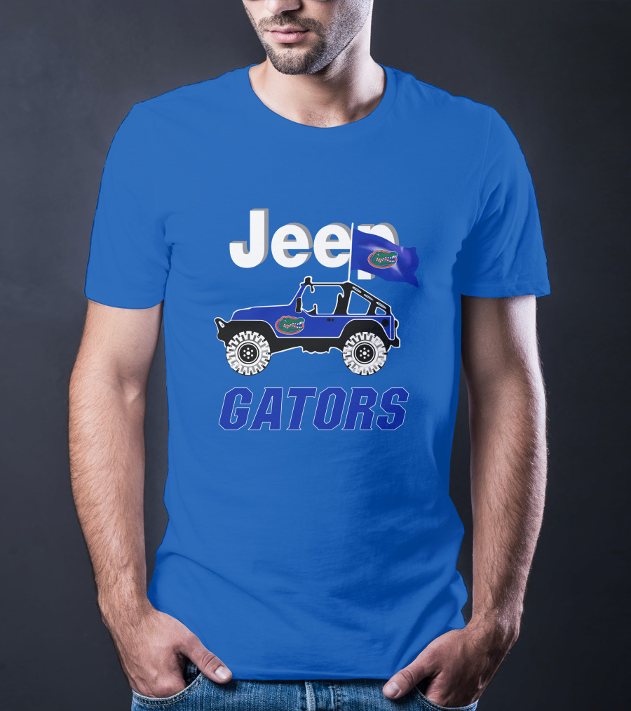 Jeep Florida Gators Flag Adventure T-Shirt
