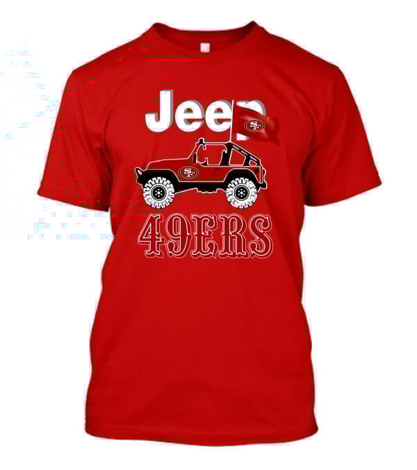 Jeep 49ers SF Flag T-Shirt