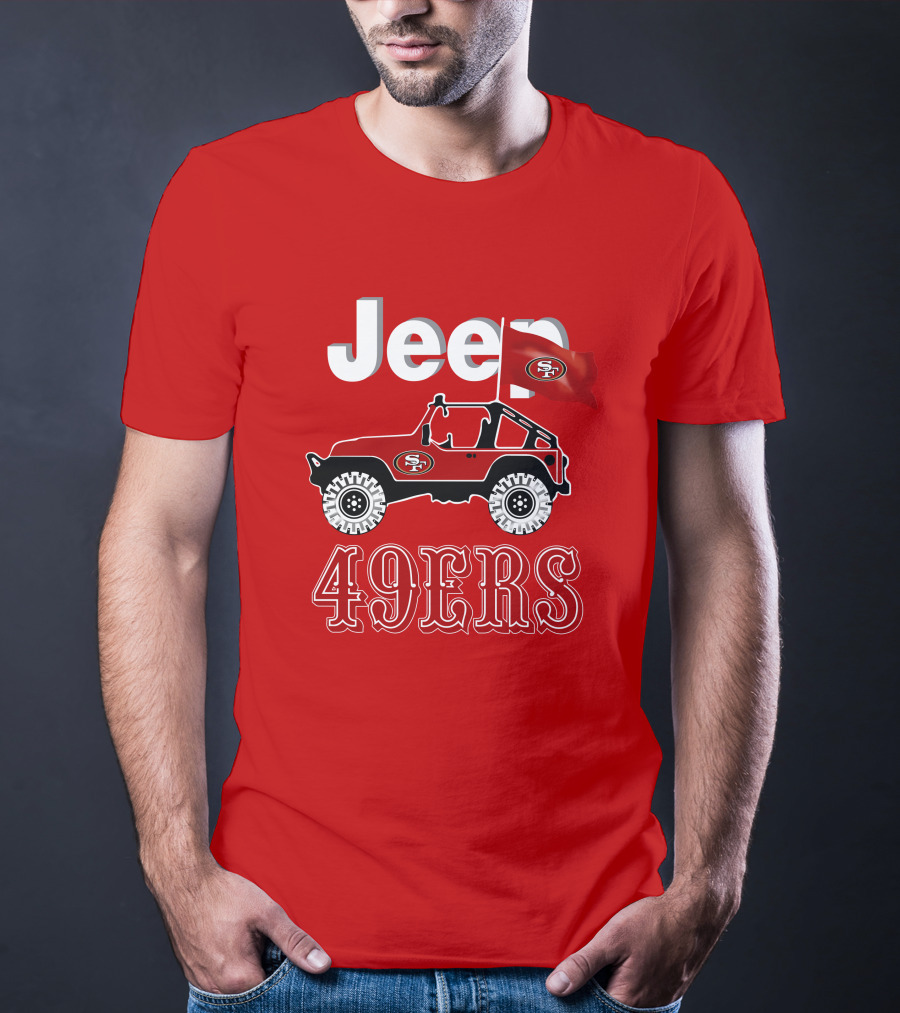 Jeep 49ers SF Flag T-Shirt