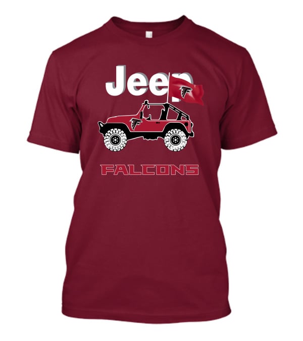 Jeep Falcons Truck Atlanta Falcons Are Coming T-Shirt
