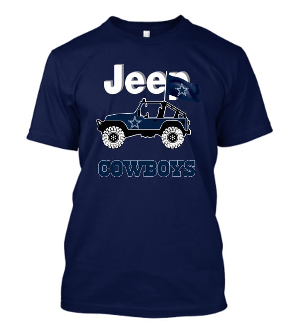 Dallas Cowboys Jeep Star Logo Flag T-Shirt